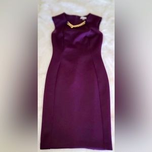 Calvin dress purple